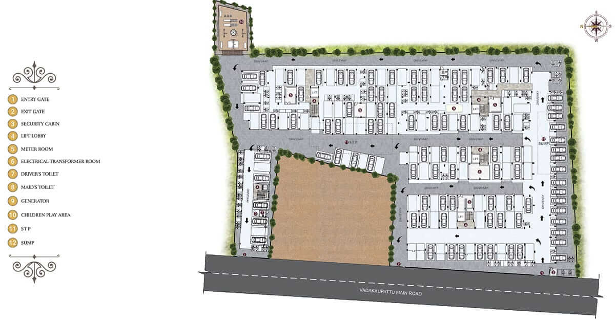 Falts for sale in Medavakkam Dac Medallion